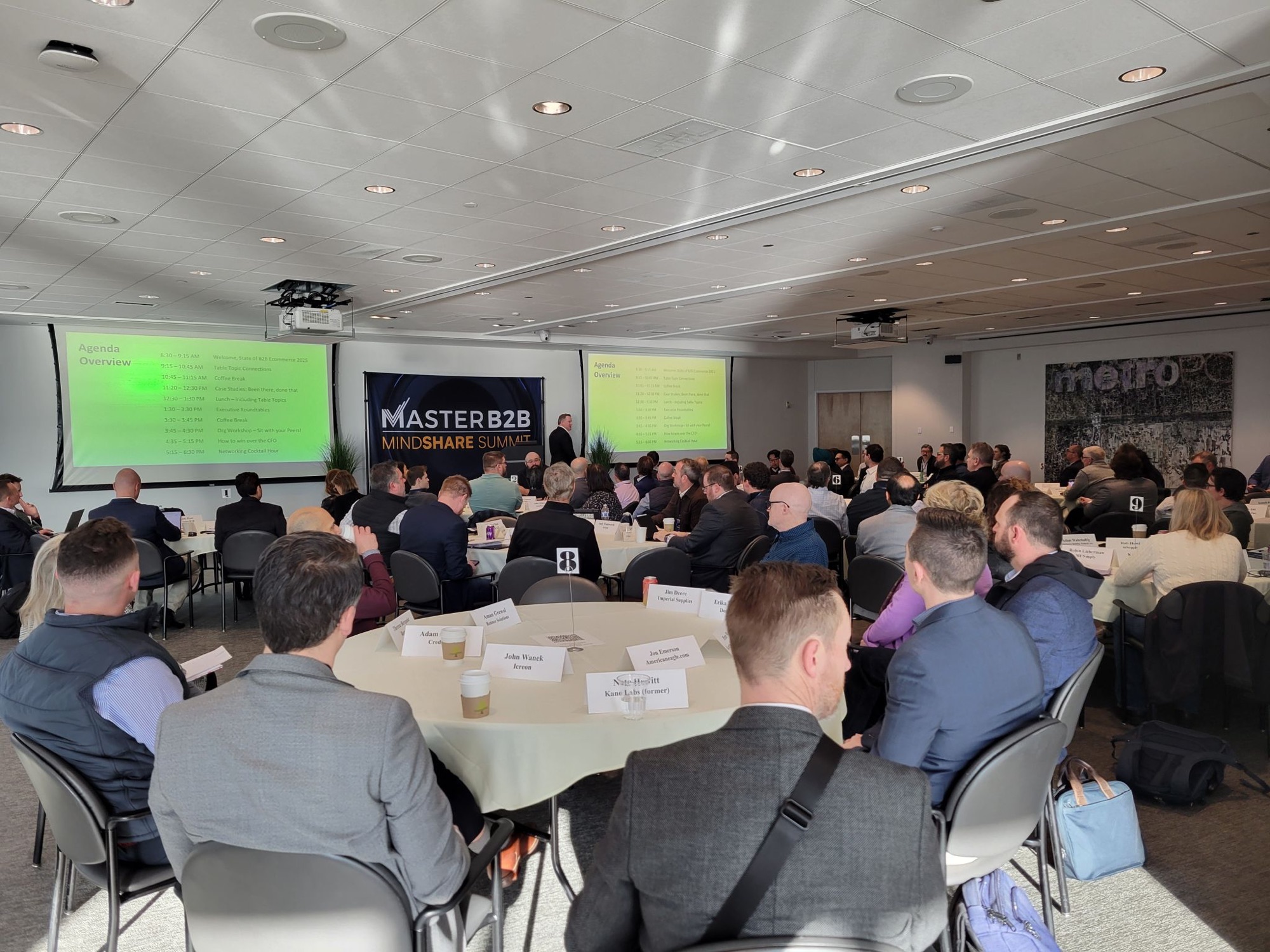 A full Mindshare Summit room