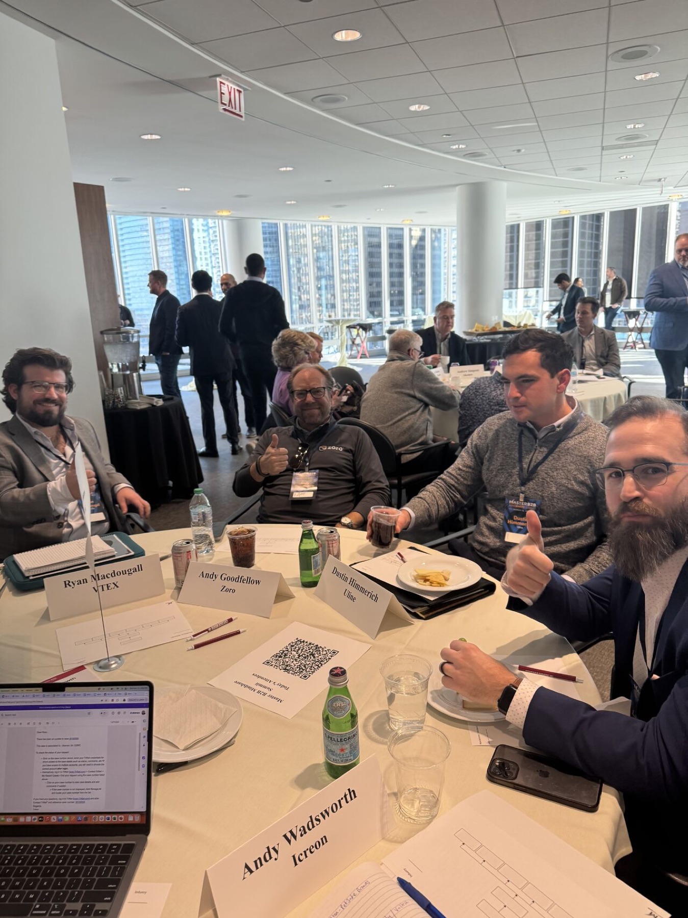 A group of practitioners around a table